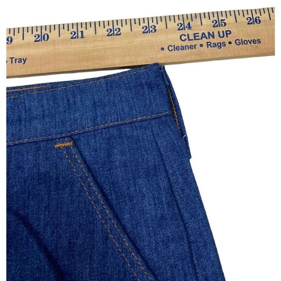 Vtg 1970's Wrangler Blue Jean Regular Fit Dead Stock Straight Boot 48x30 1J115MW - Picture 5 of 14